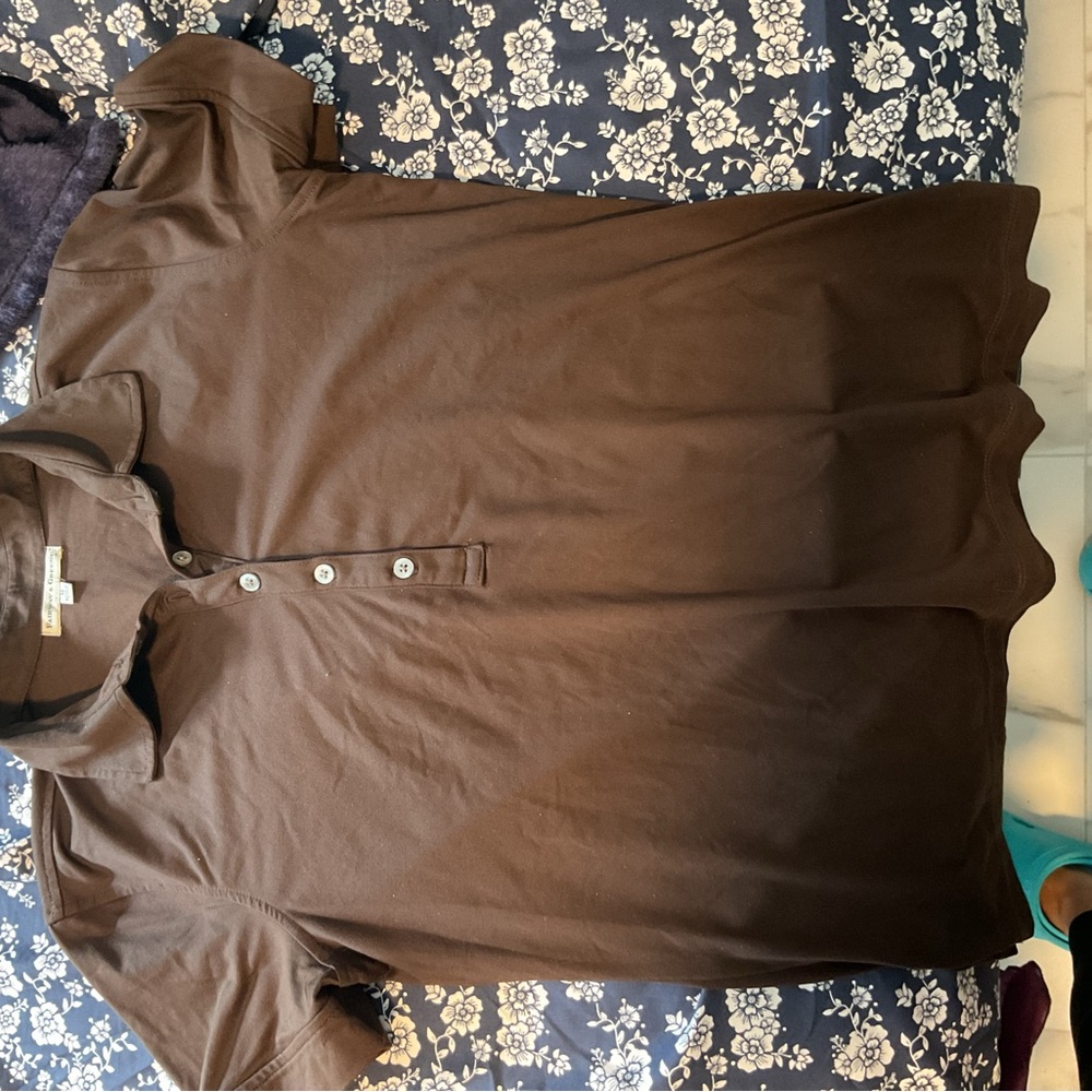 Men's Brown Polo Shirt